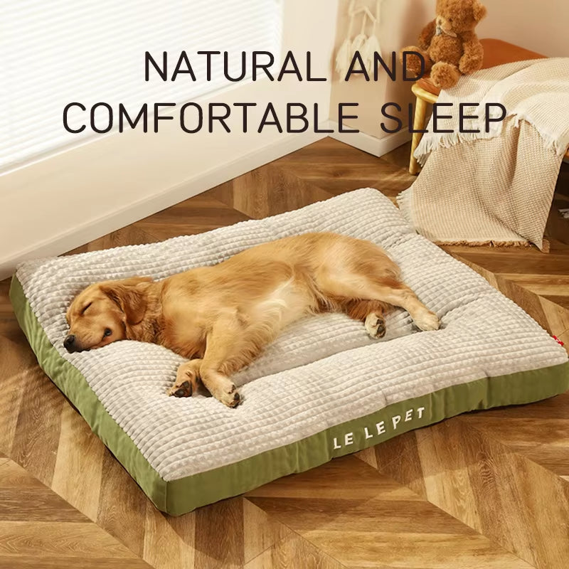 Winter Warm Dogs Sleeping Bed Soft Fleece Pet Blanket Detachable Cat Puppy Mat Cushion for Small Medium Large Dogs