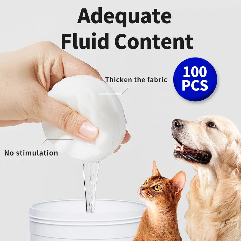 Pet Supplies, Pet Unwashed Gloves, Cats, Dogs, Pet Cleaning Wipes, Gloves That Can Be Licked