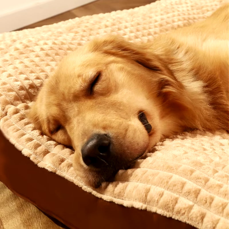 Winter Warm Dogs Sleeping Bed Soft Fleece Pet Blanket Detachable Cat Puppy Mat Cushion for Small Medium Large Dogs