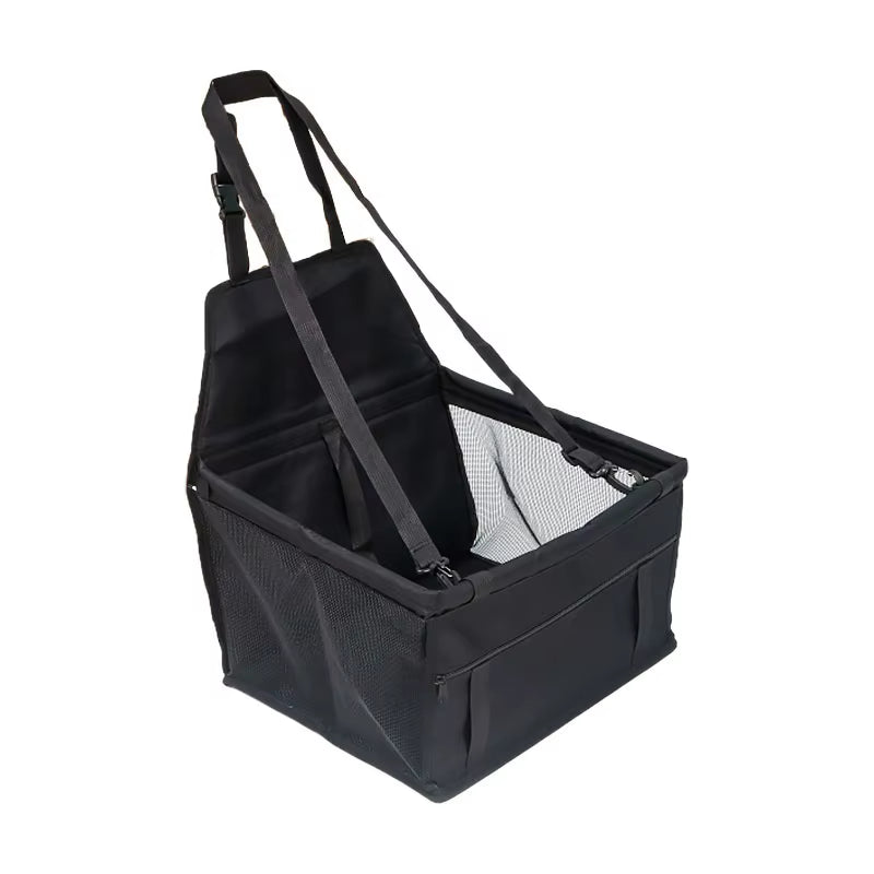Dog Car Seat Cover Foldable Hammock Pet Harness Cat Bag Basket Stable and Foldable Travel Pet Dog and Cat Safety Car Seat